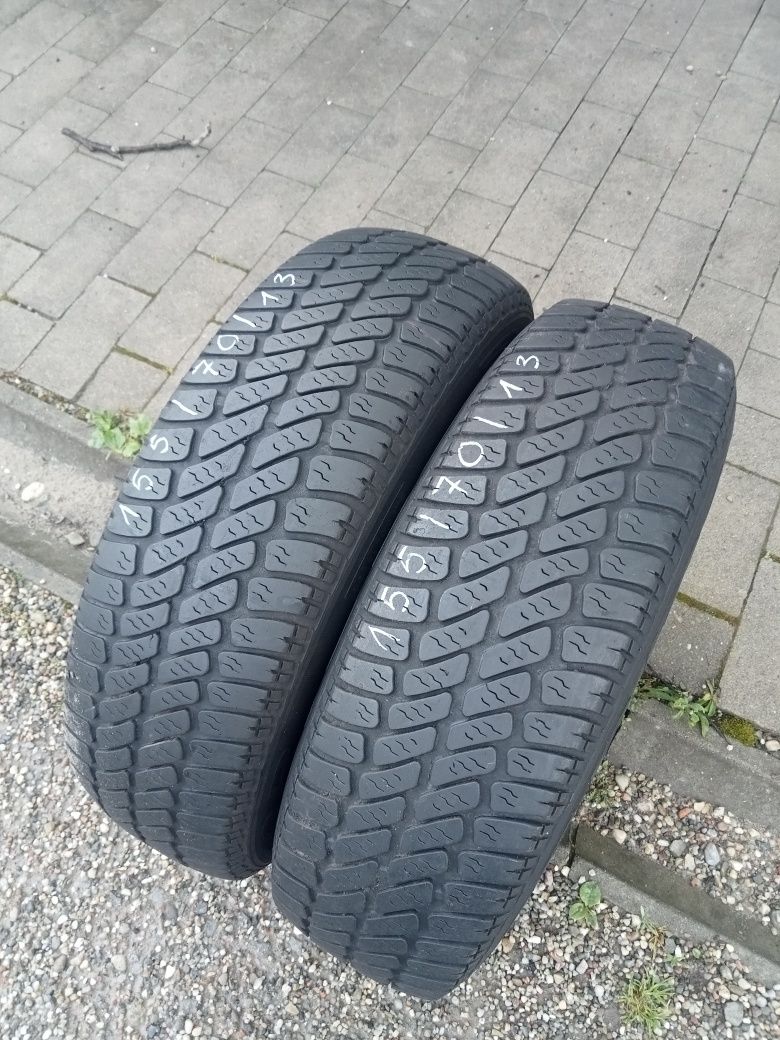 2x Opony Używane Całoroczne 155/70R13 Dębica