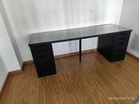 Secretaria madeira  200cm  por 80cm