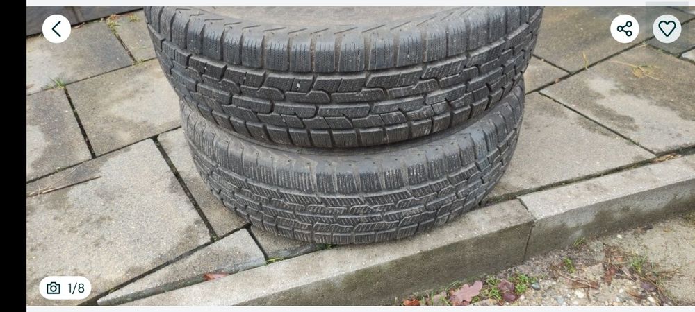 Opony zimowe 6mm 185/65/15 Firestone N