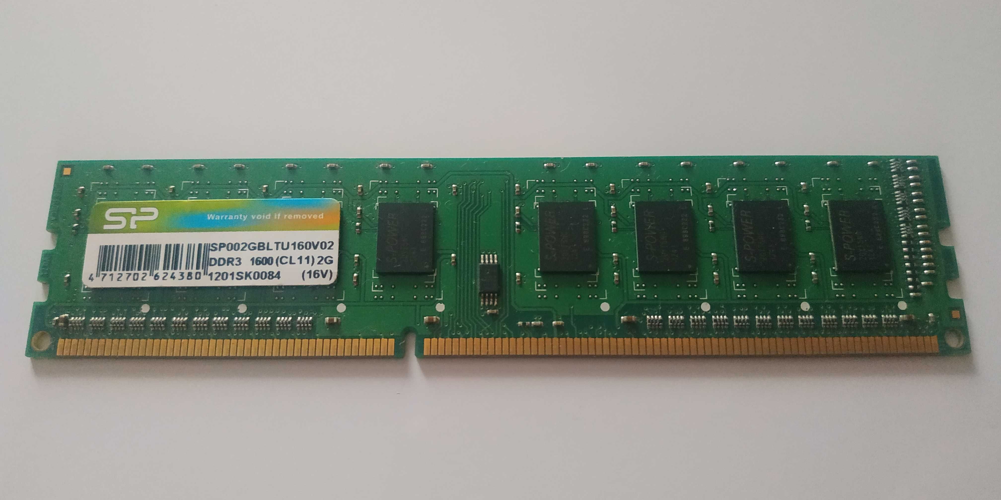 Оперативна пам'ять Silicon Power DDR3 2GB 1600Mhz