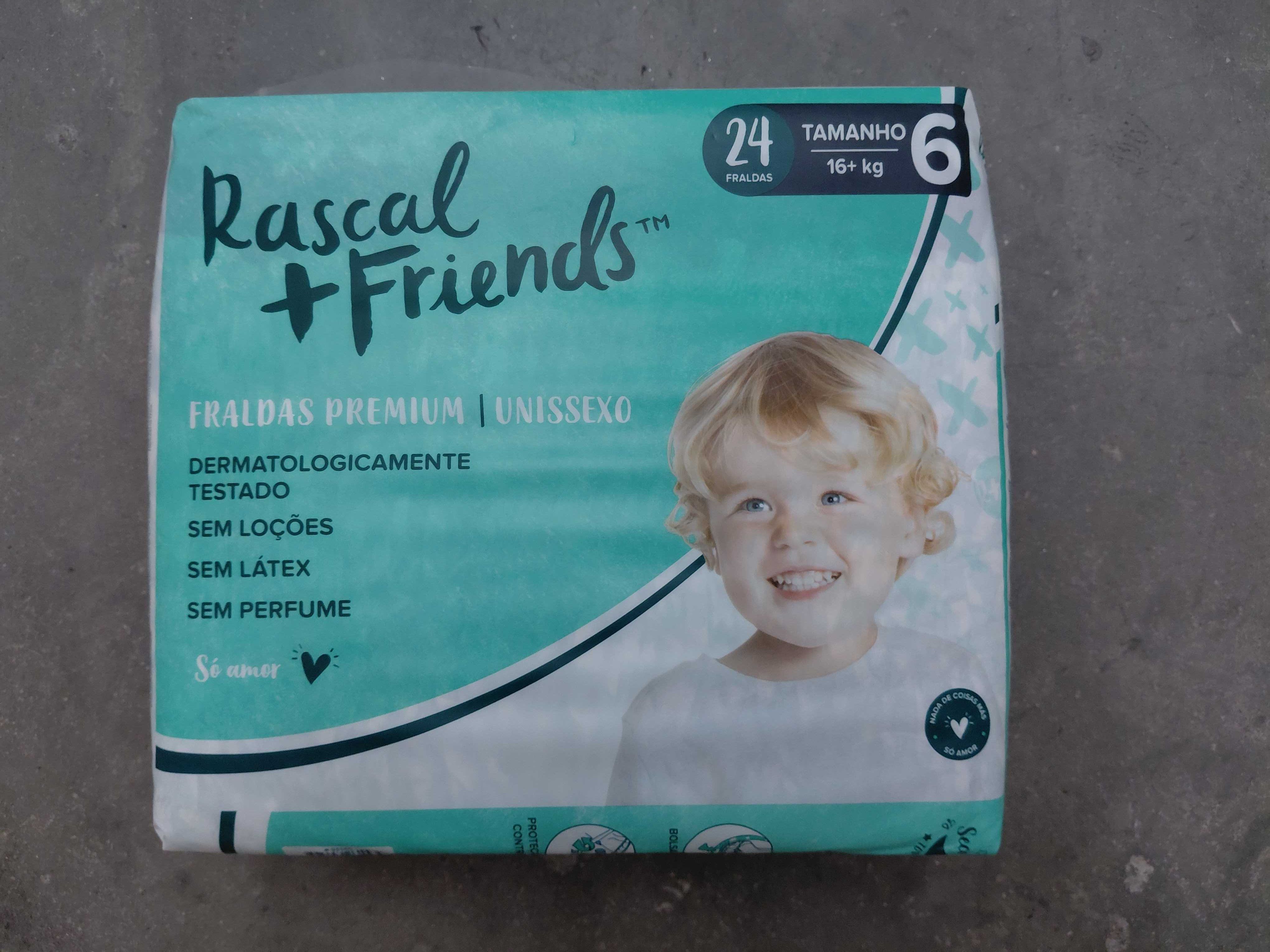 Pacote de Fraldas Rascal Friends tamanho 6 [novo]