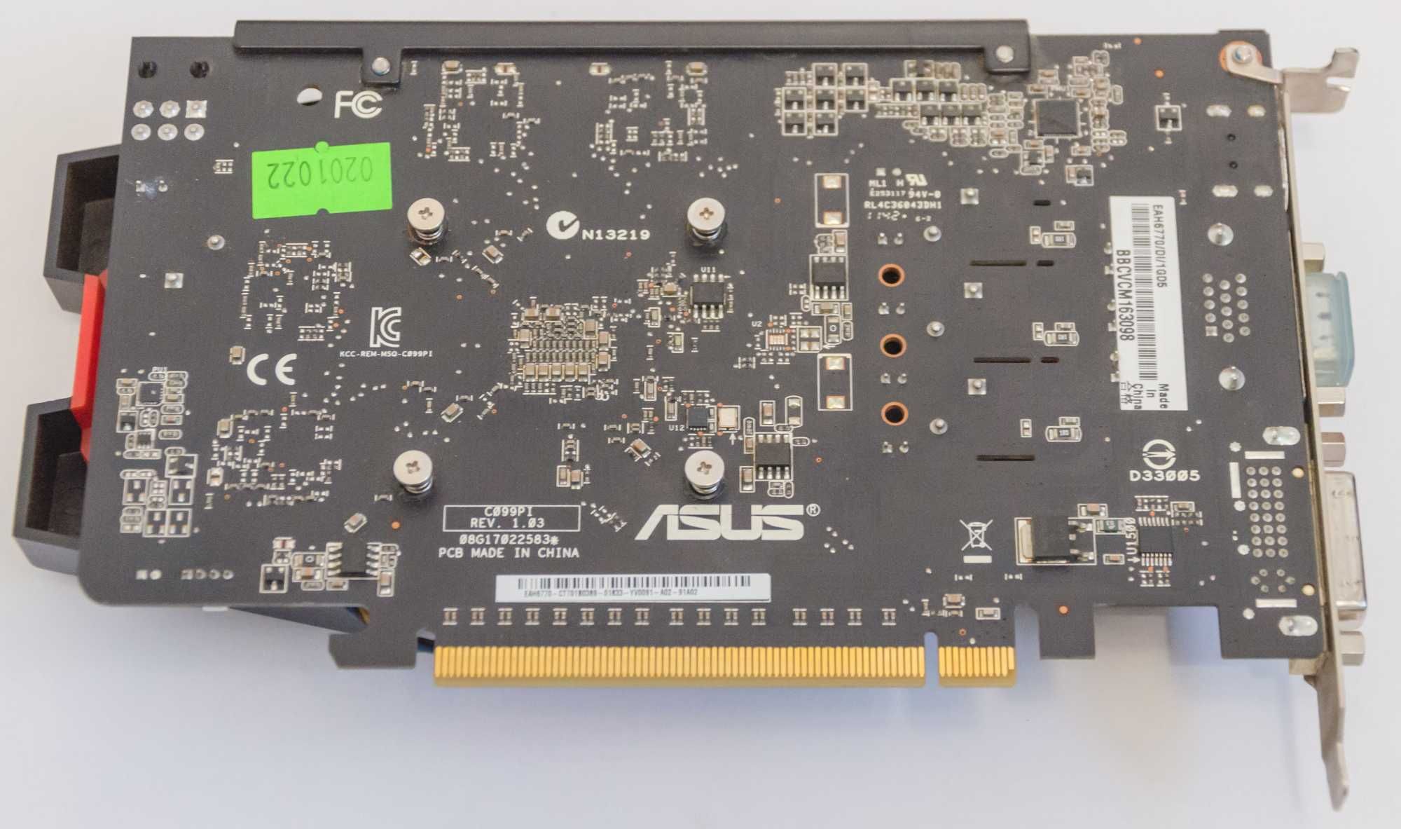 ASUS Radeon HD6770 1GB 128bit PCI-E DDR5
