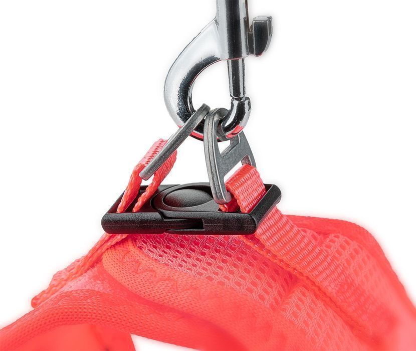 Szelki air comfort S różowy neon