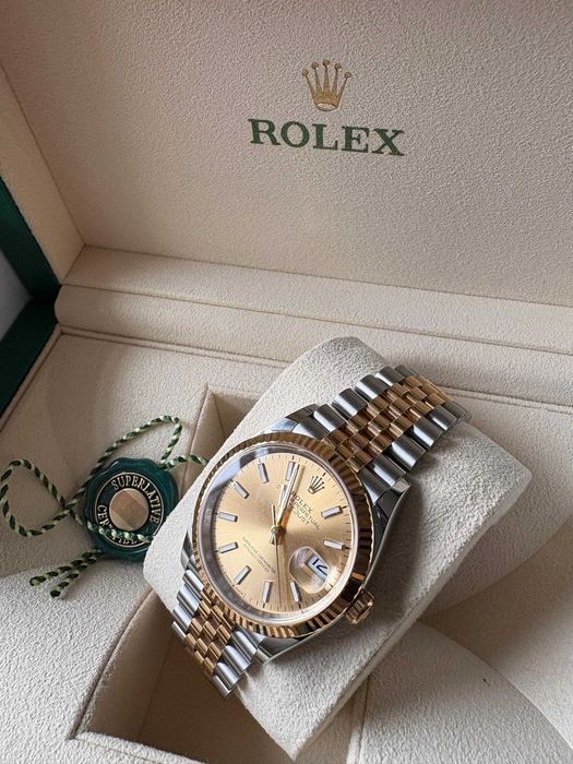 ROLEX  DATEJUST stal/złoto - NOWY poniżej ceny retail