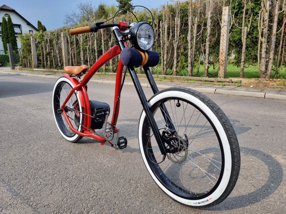 Rower chopper, custom, cruiser