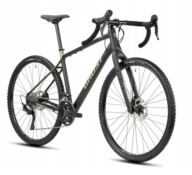 Rower Gravel Ghost Asket Essential AL U BLK / GRN GRX 2x10s. 2025 R. L