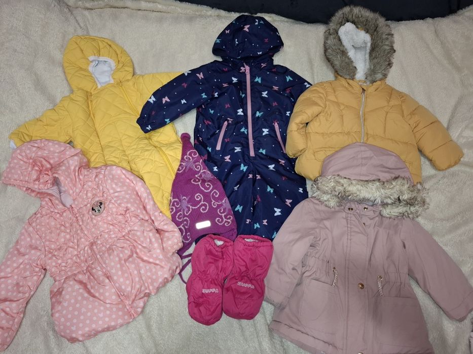 Куртка осень-зима комбенизон парка топики шапка reima Huppa Disney