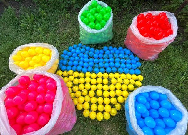 Мячики для сухого бассейна, пластмассовые шарики