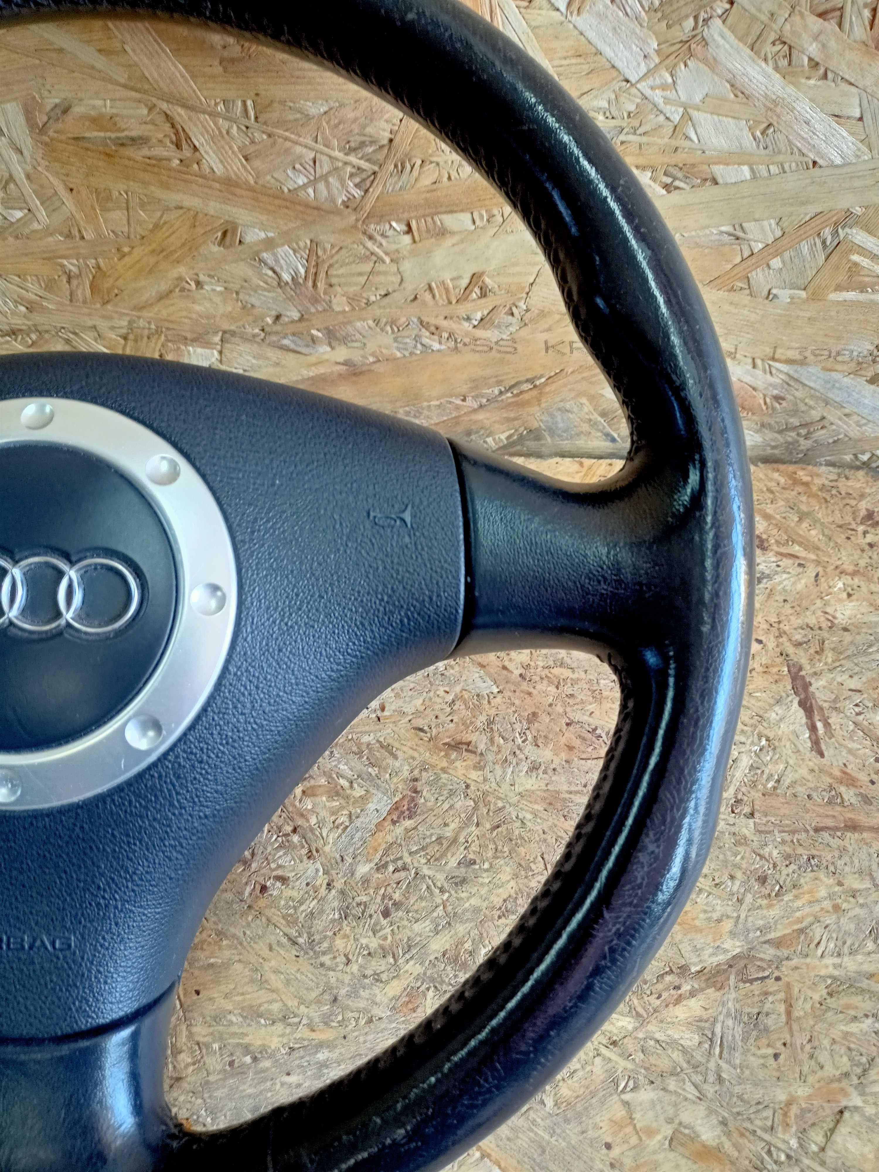 Audi A4 B6 A3 TT 8N kierownica skóra airbag oryginał demontaż