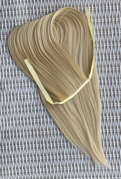 Premium Ultra Mega długie włosy doczepiane, naturalny blond 48.
