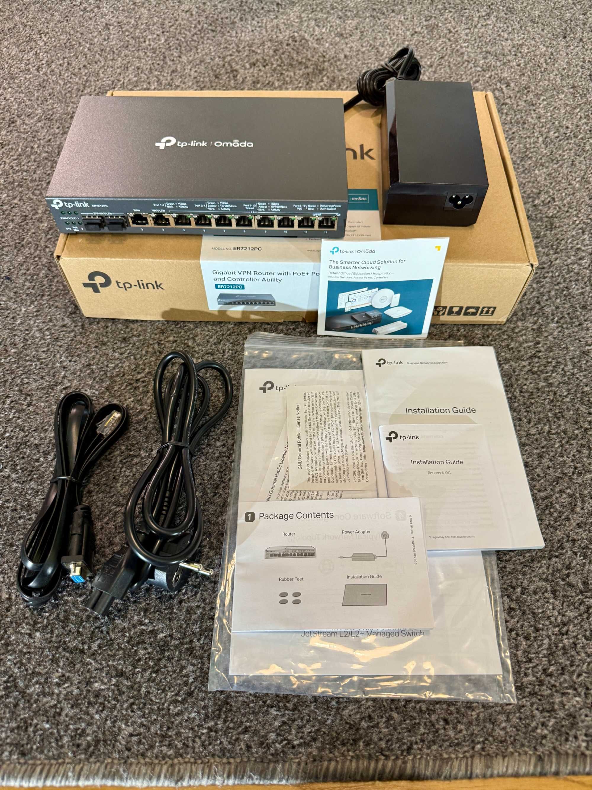 TP LINK ER7212PC Router omada 3-w-1 Router+Kontroler+POE