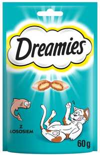 Dreamies  Przysmak Dla Kota ZESTAW 12X 60Gr Z Łososiem