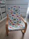 Fotel Ikea poang dinozaury
