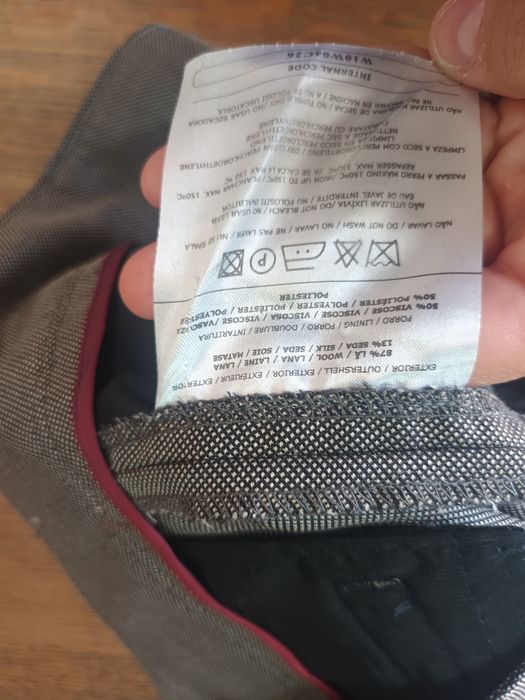 Fato Sacoor cinza 34
