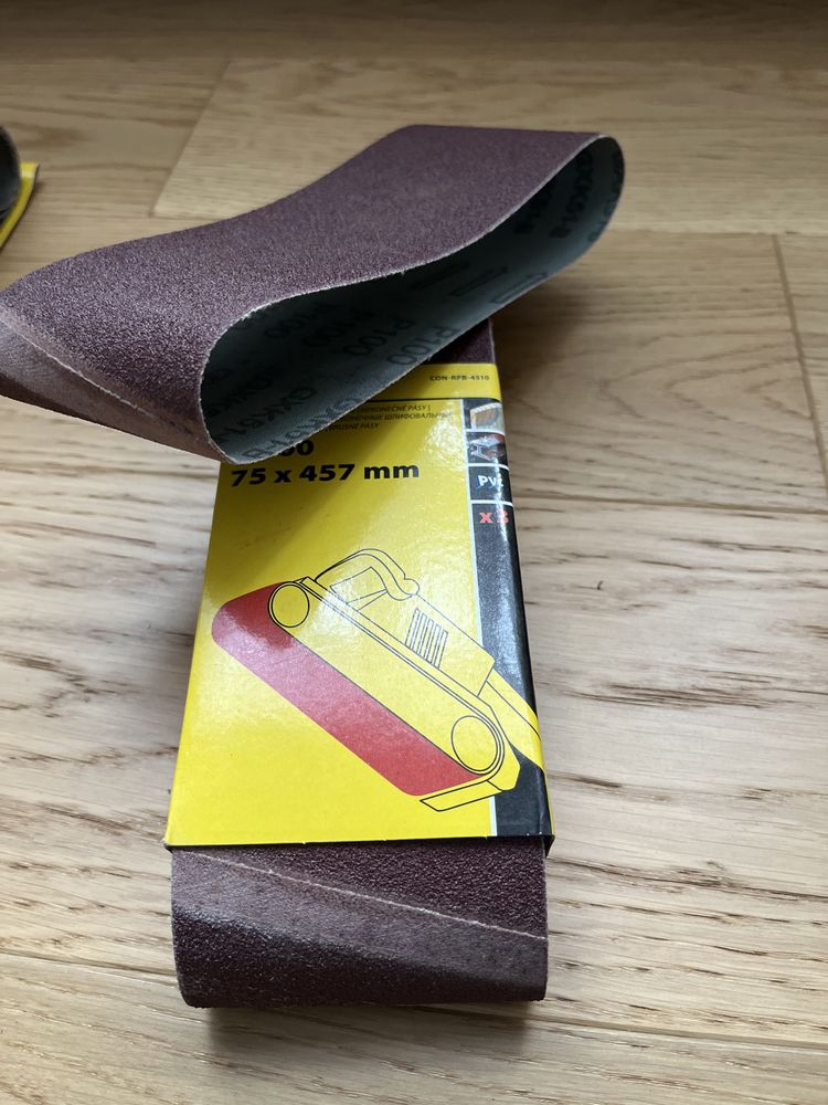 Drel Pas ścierny bezkońcowy 75x457 P100 CON-RPB-4510 3szt. + 1 szt.