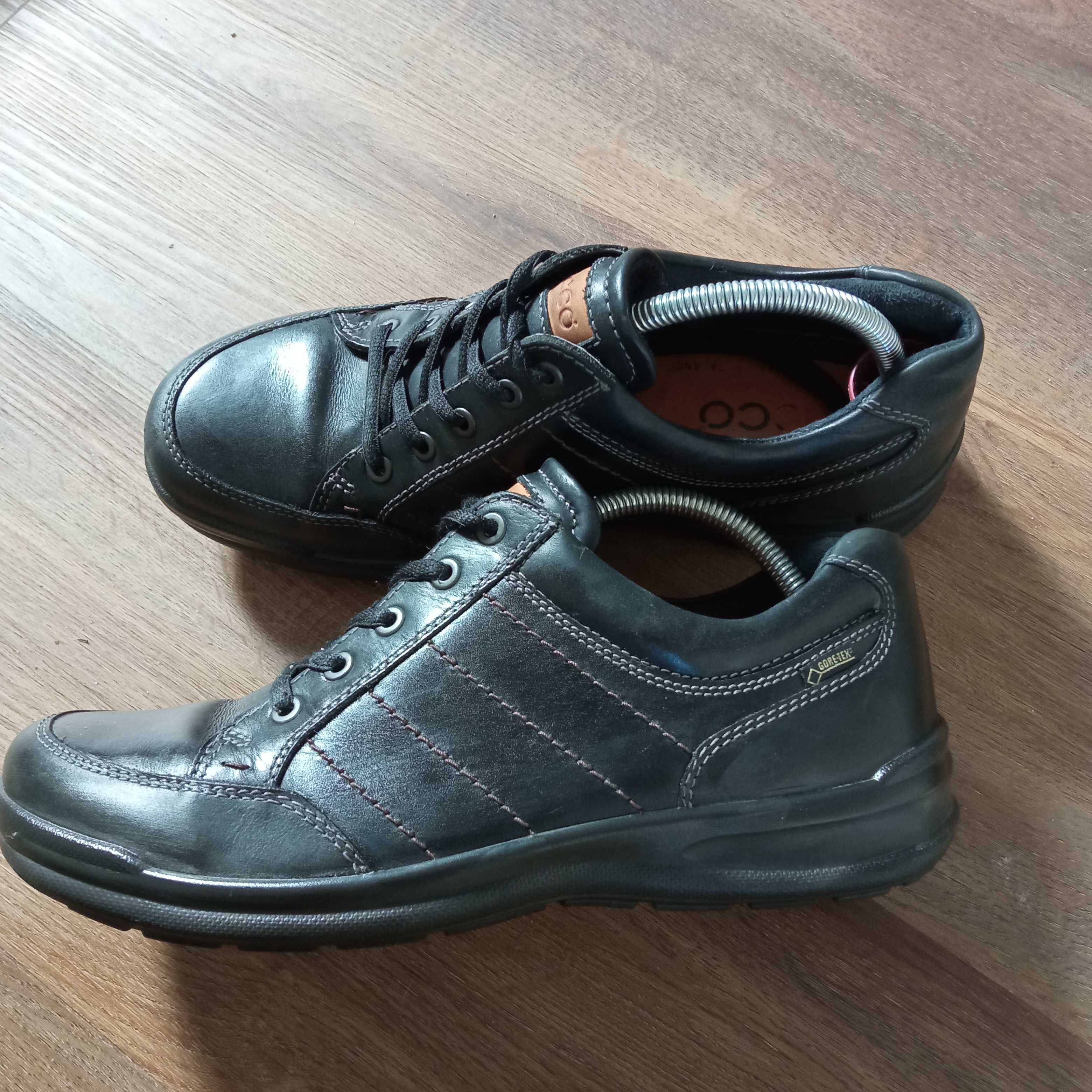 Ecco Remote Gore-Tex Buty Skórzane Sneakersy Długość Wkładki 26.5cm.