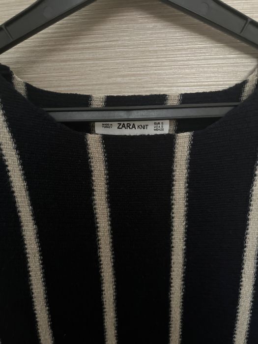 Вязаний топ у смужку від zara s size