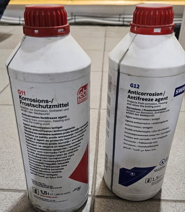 Febi Bilstein: G11 (синий) и G12 (красный).