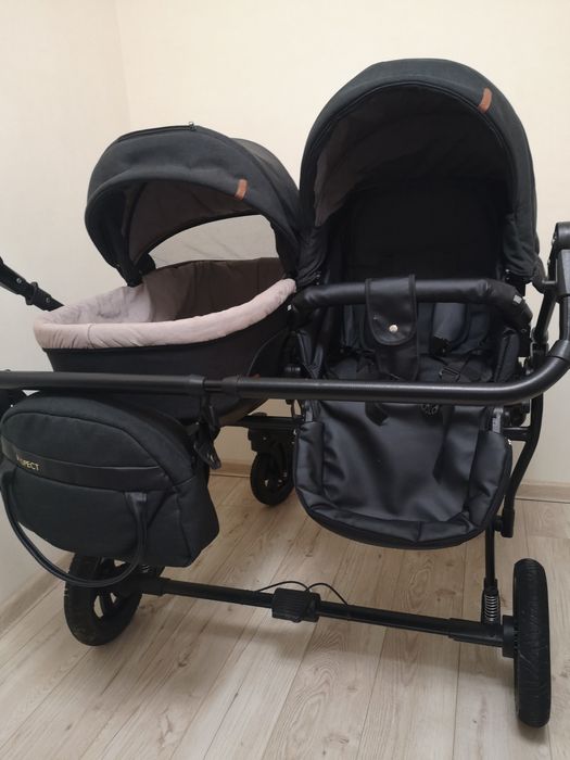 Коляска для двійні Angelina Discovery DUO