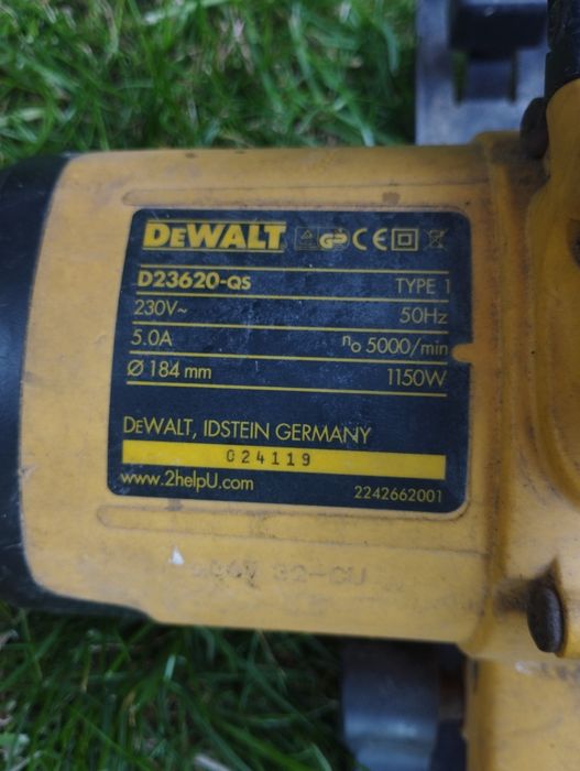 Piła DEWALT D23620-QS pilarka tarczowa do drewna