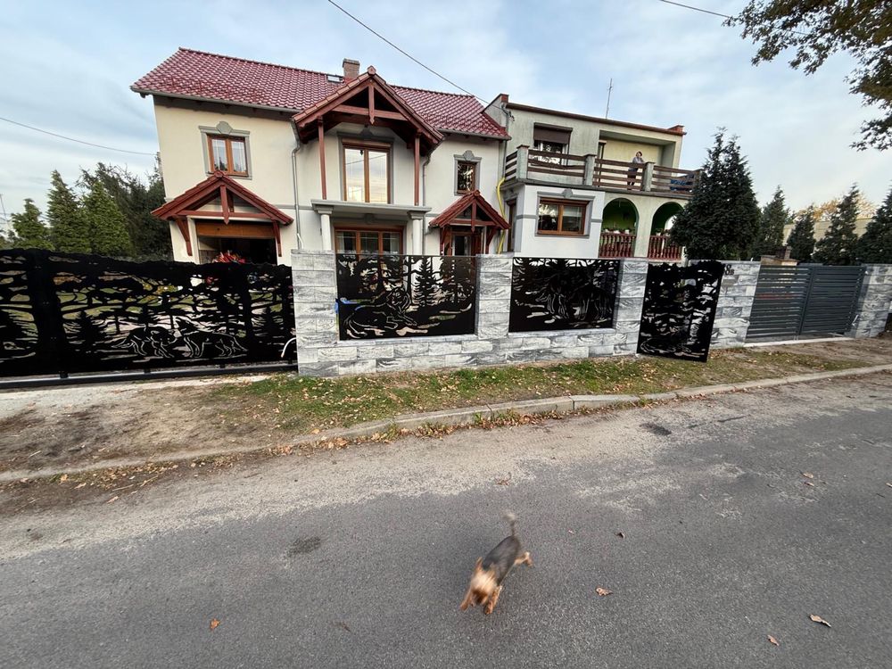 Nowoczesne panele- bramy wjazdowe-kompletne ogrodzenia -balustrady CNC