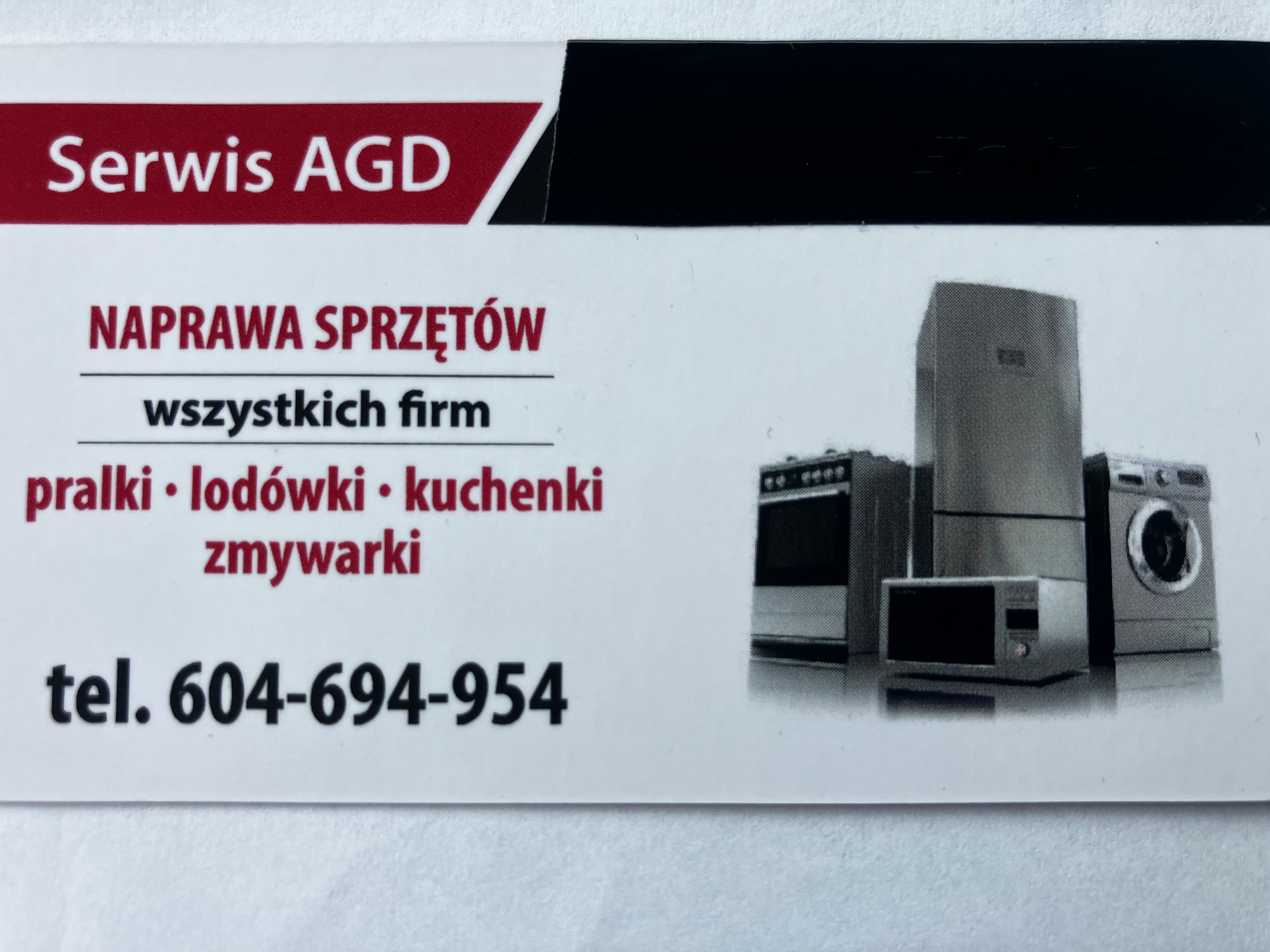 Naprawa Serwis AGD pralek lodówek zmywarek kuchenek  Tarnów