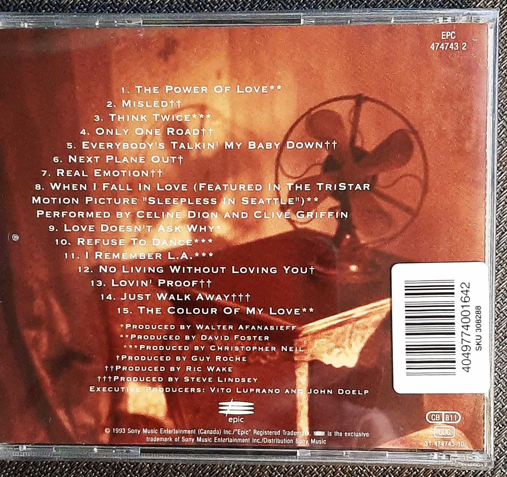 Polecam Wspaniały Album CD CELINE DION -Album The Colour Of My Love