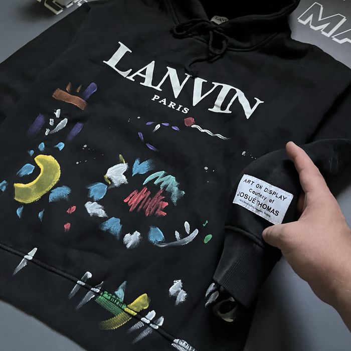 Зіп худі LANVIN x Gallery Dept, чорний колір