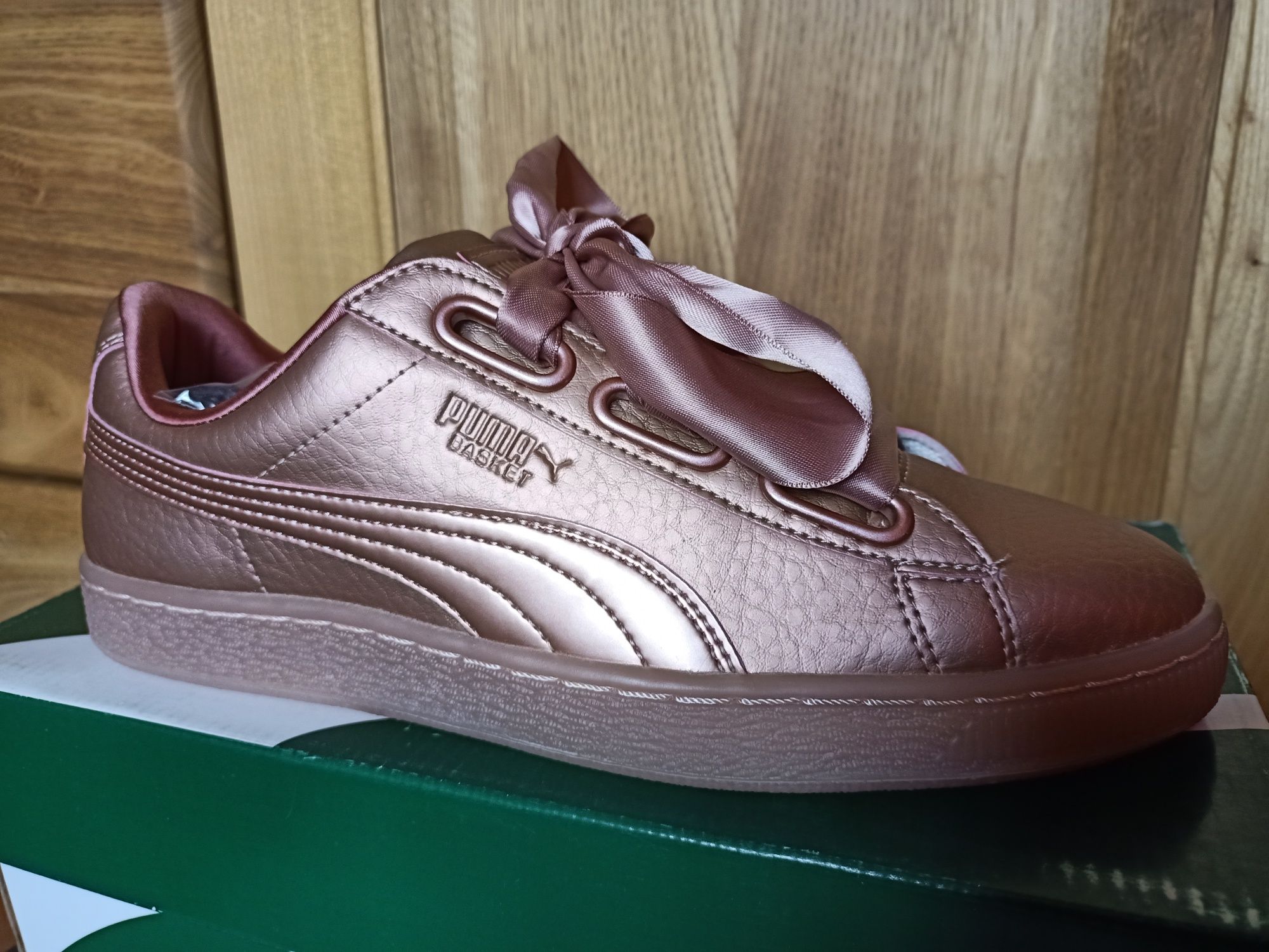 Nowe Buty Puma Basket Heart Copper