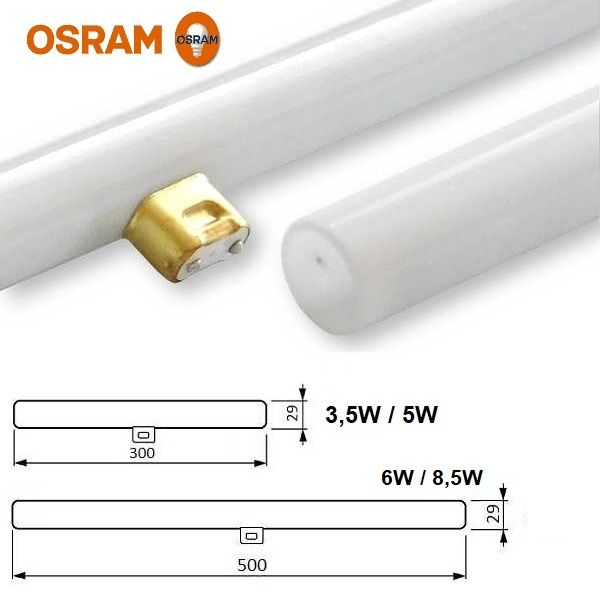 Ledowe żarówki liniowe OSRAM 3,5W=35W, 6W=60W LEDinestra LINESTRA