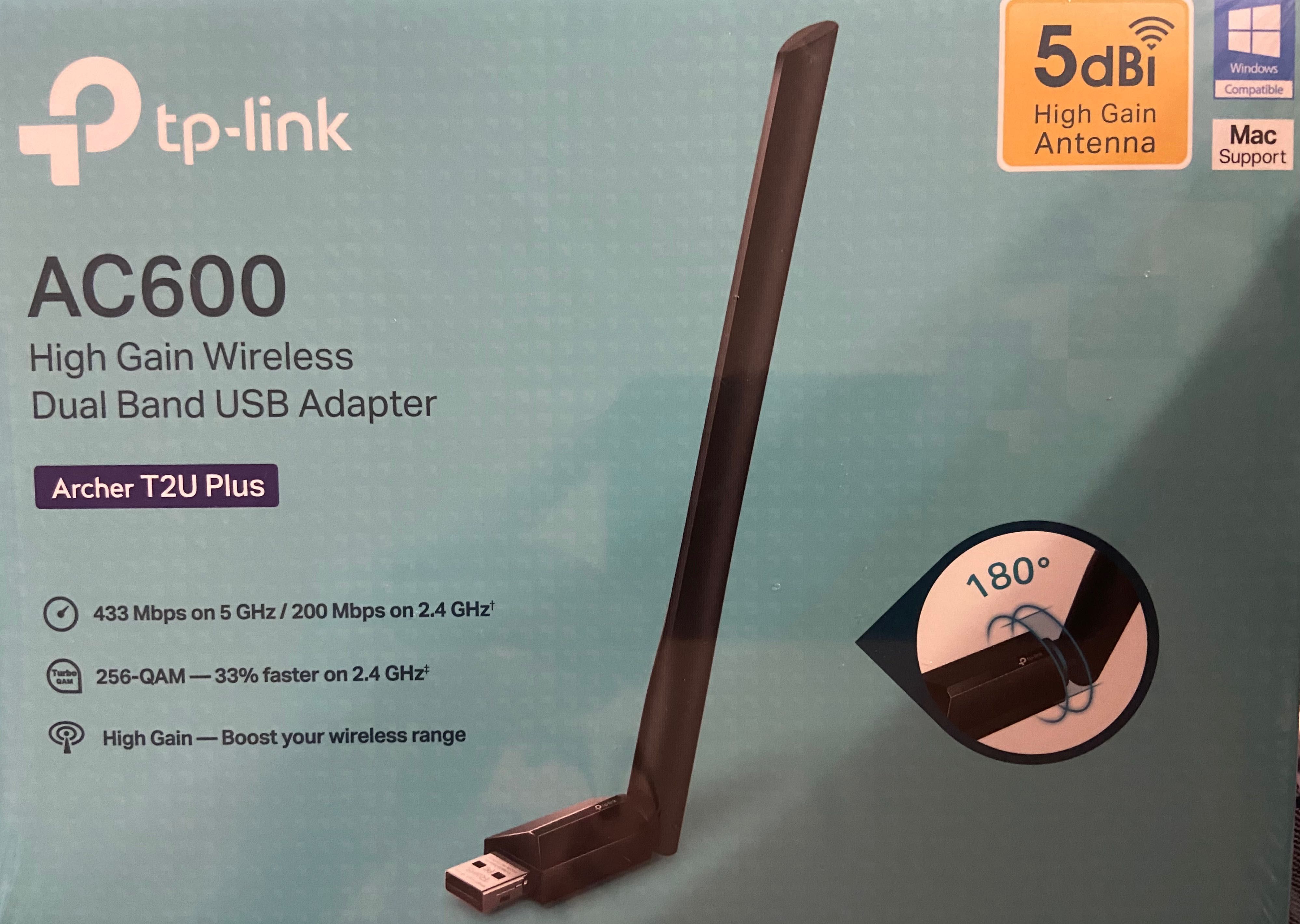 Wi-Fi адаптер TP-Link Archer T2U Plus