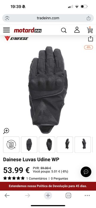 Luvas de moto Dainese