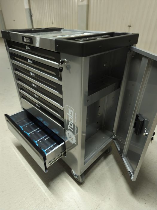 Carrinho de Ferramentas 7/7 gavetas completas FTools profissional