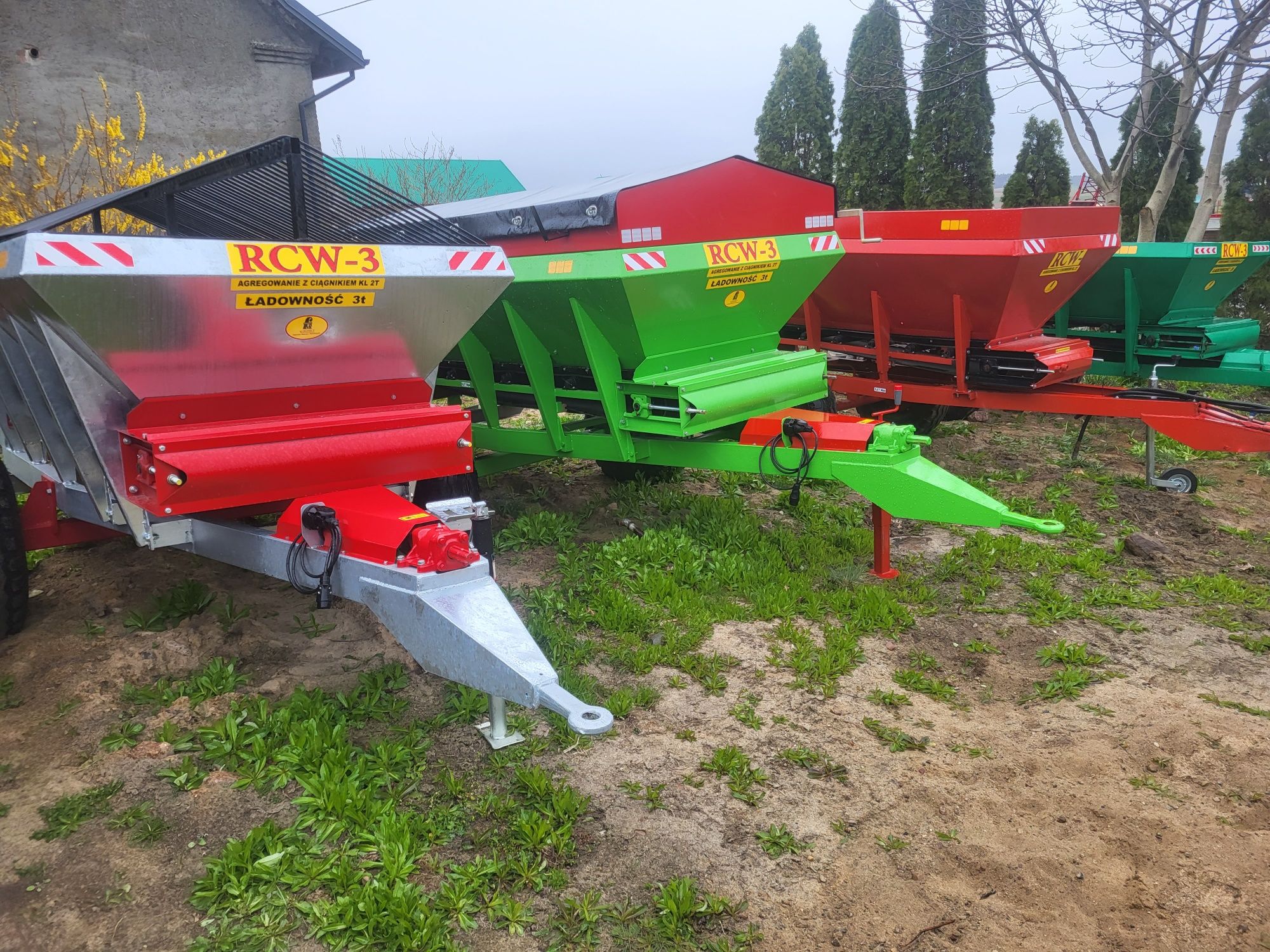 Rozsiewacz wapna Piast RCW3, ocynk, solarka, piaskarka RCW3, piast,