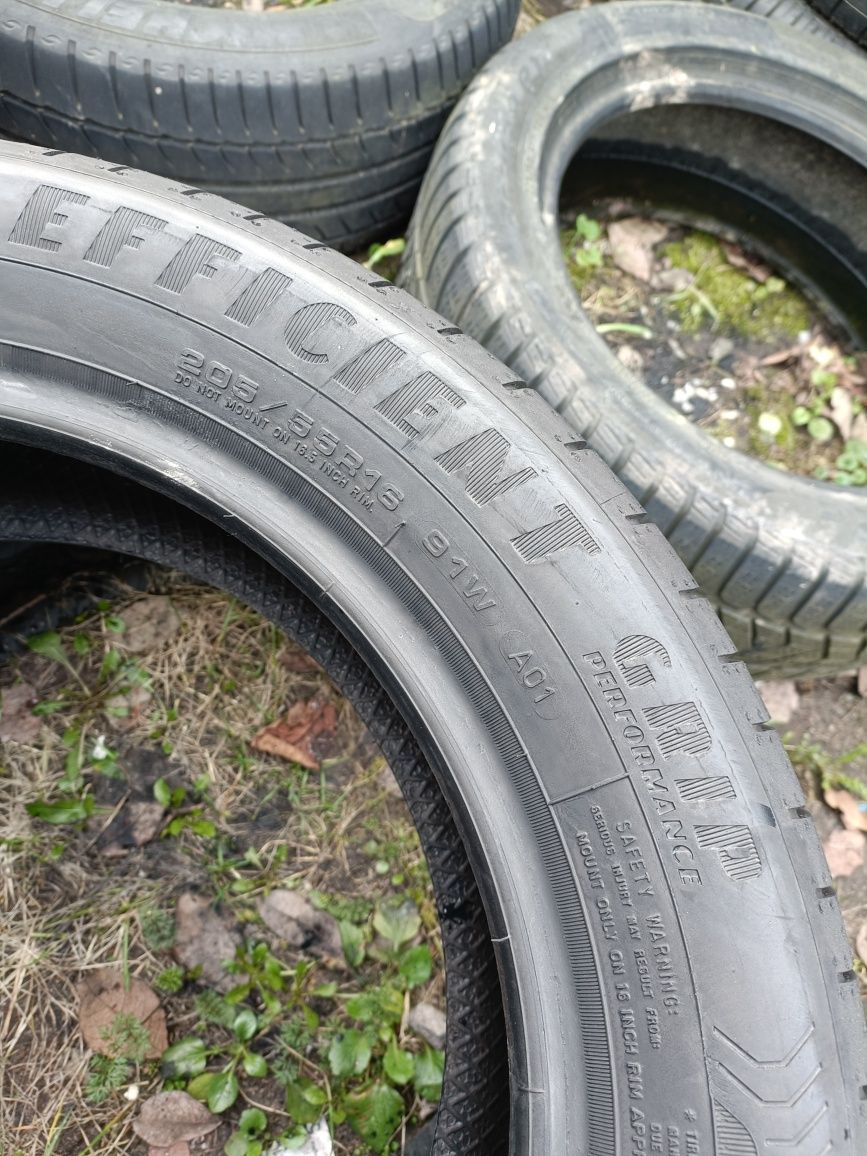 005, 1 sztuka 205/55r16 Goodyear Efficient Grip Performance 7.5mm