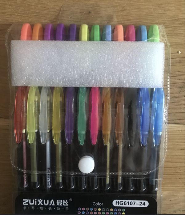 Zestaw długopisów żelowych 48tknsz