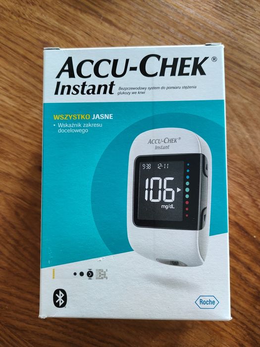 Nowy glukometr Accu check instant