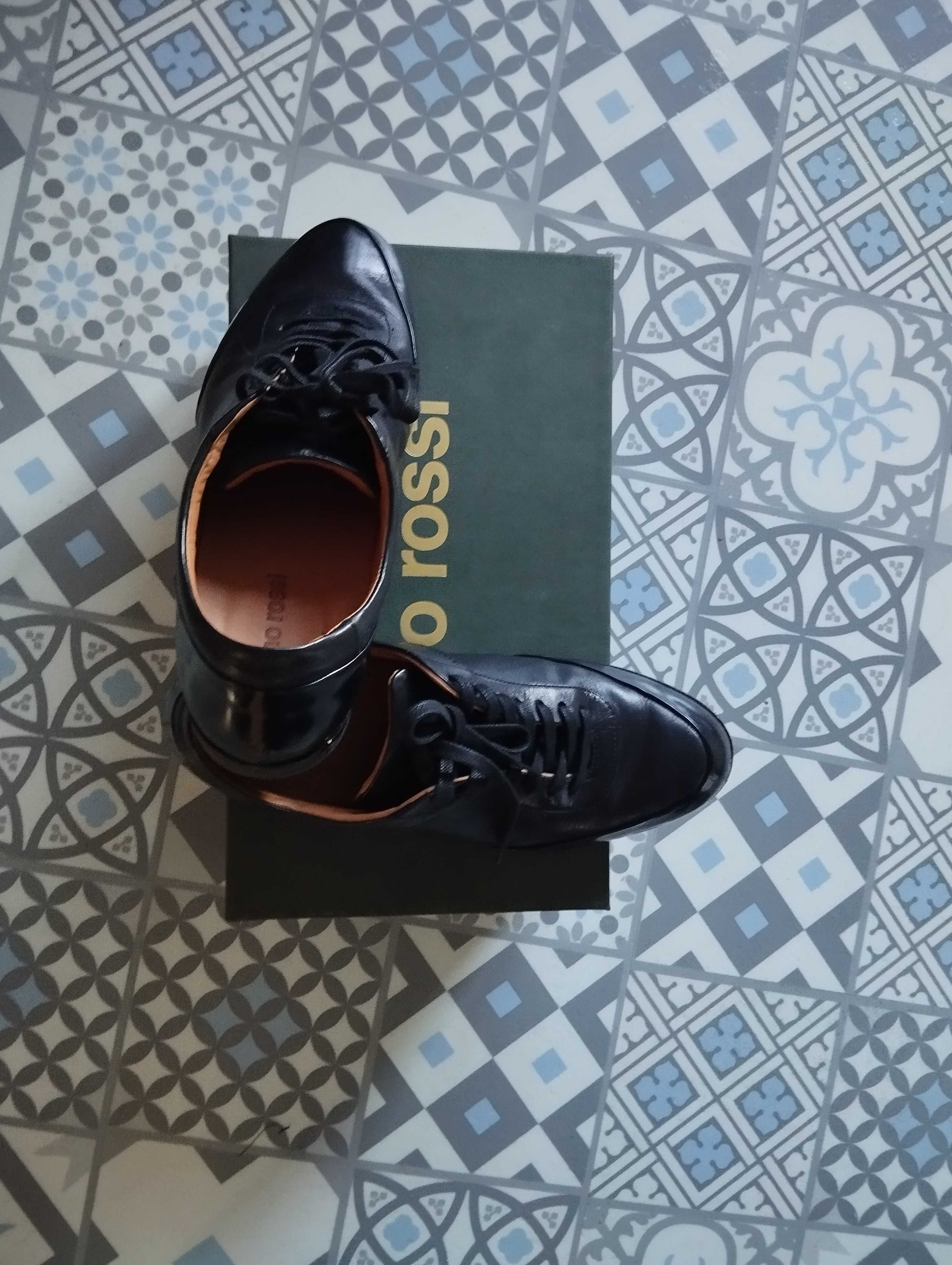 Skórzane buty męskie r. 40 Gino Rossi