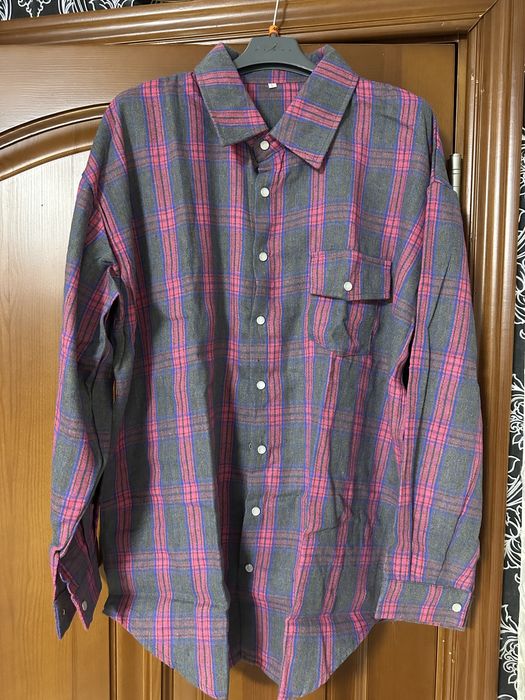 Сорочка жіноча, рубашка у клітинку