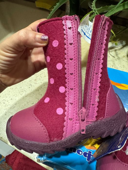 Валенкі сапоги для дівчинки ТМ Котофей розмір 23