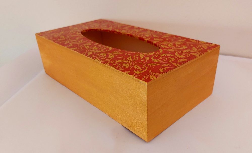 Porta lenços artesanal