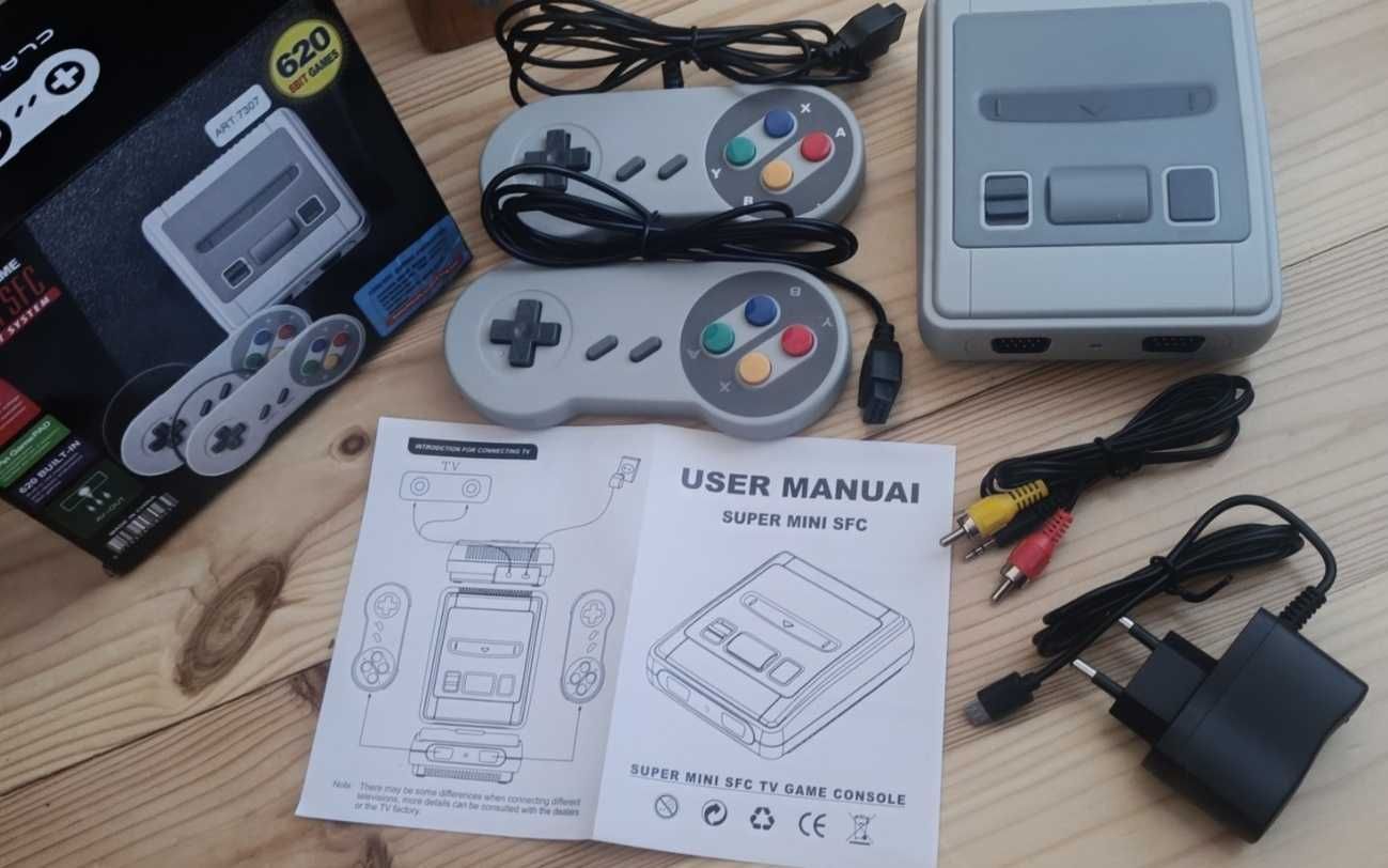 Ретро ігрова консоль приставка 620 ігор Game Box Dendy Super Mini