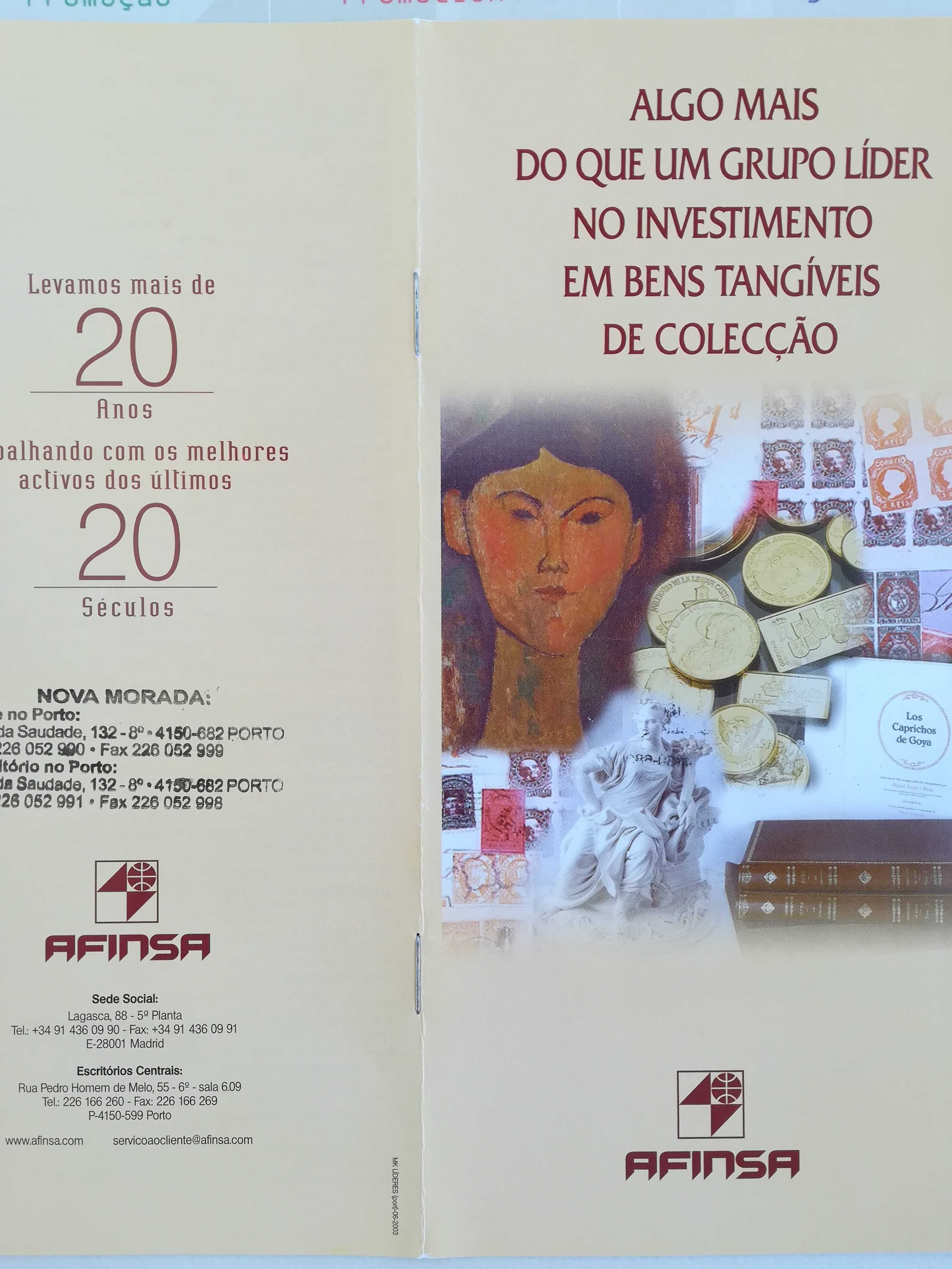 Afinsa Aniversário Revista Selos Filatelia