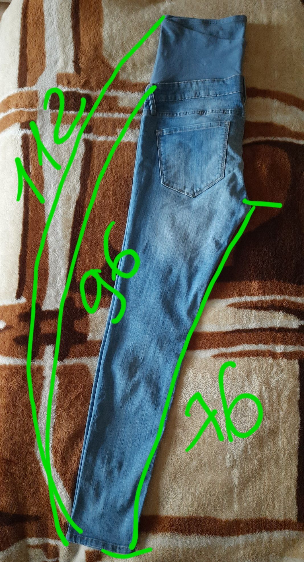 Джинсы для беременных вагітних МАМА Skinny H&M