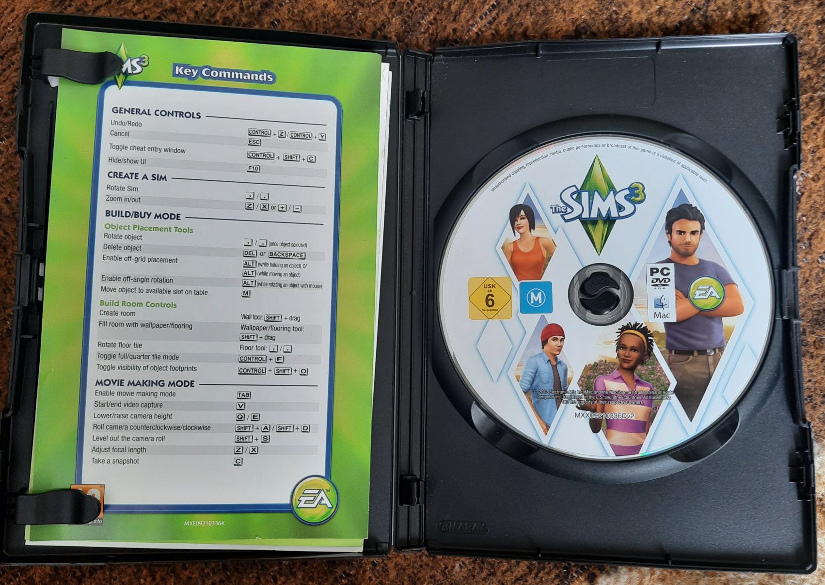 The Sims 3 PC DVD Rom nowa gra 2 razy użyta