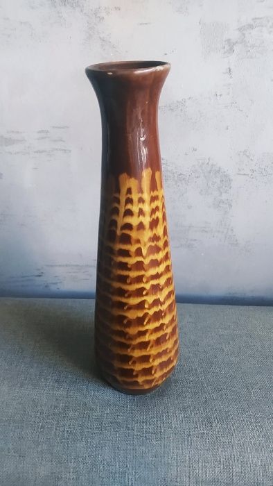 Wazon Bolesławiec Bronisław Wolanin Ceramika PRL new look