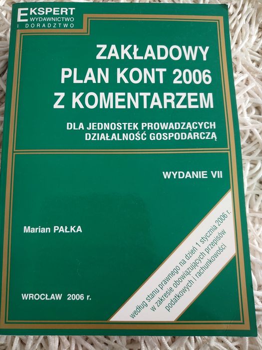 Pałka Marcin zakładowy plan kont 2006