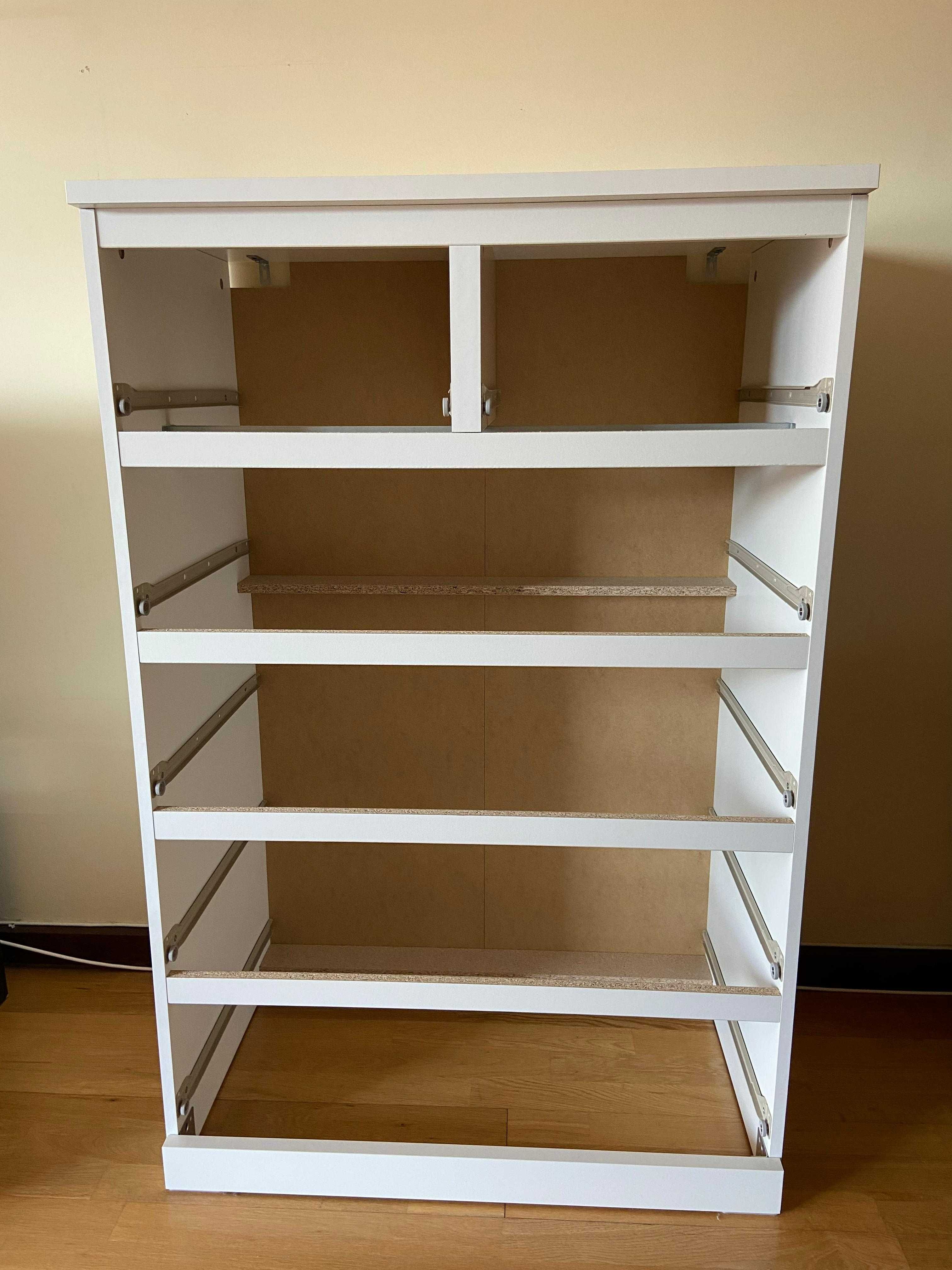Cómoda Ikea MALM 6 gavetas (branca)