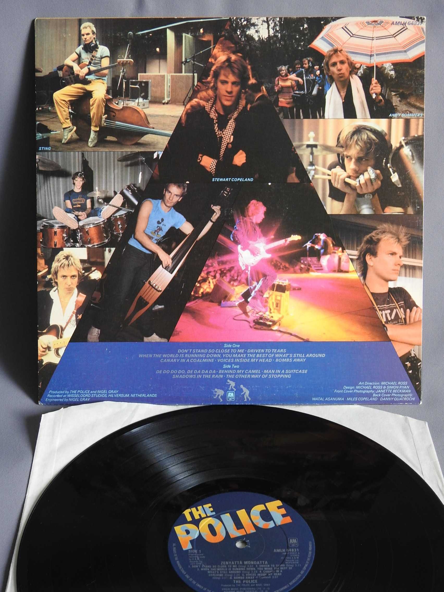 The Police Zenyatta Mondatta LP 1980 UK пластинка ОРИГИНАЛ Британия EX