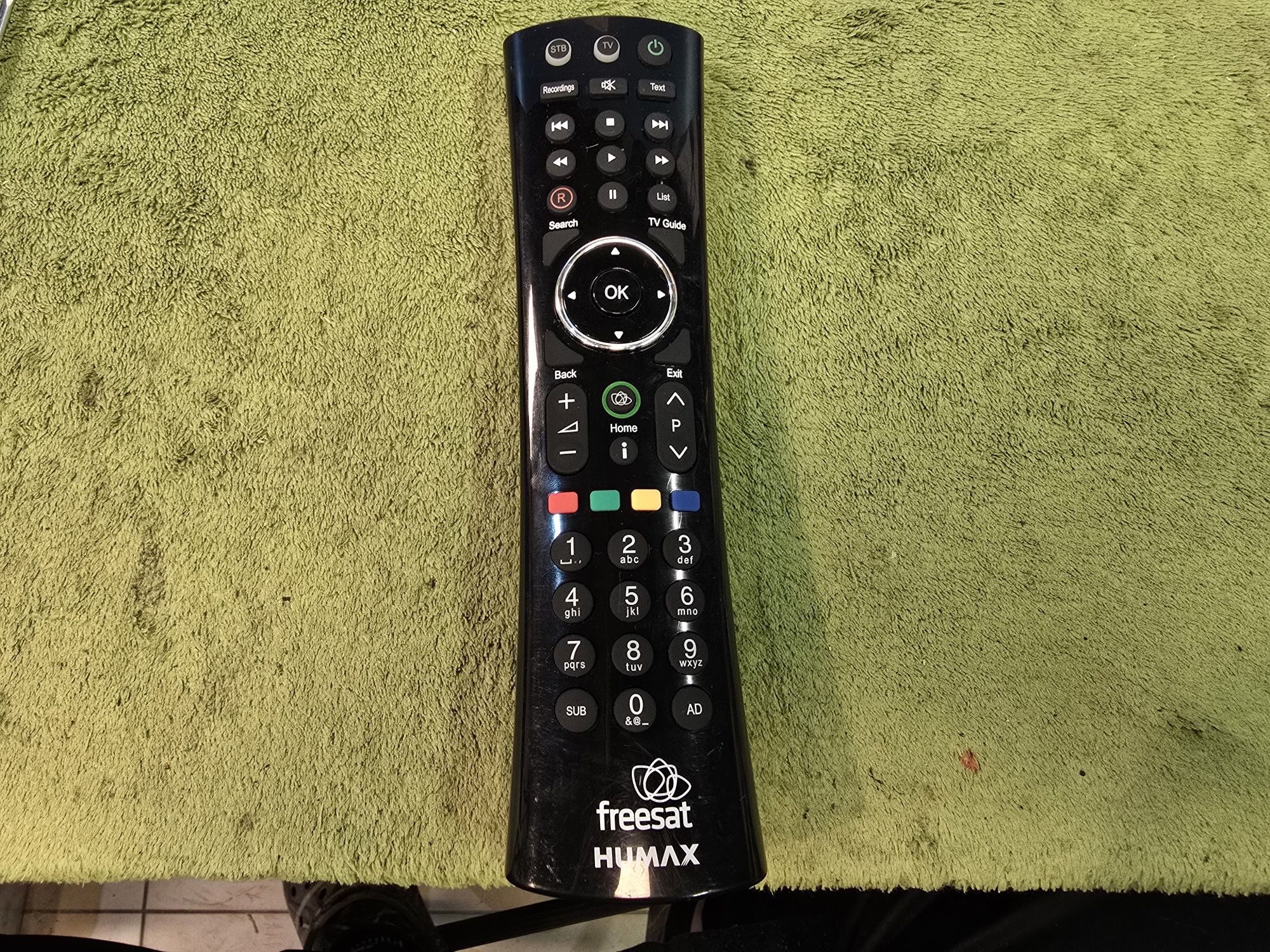 HUMAX Freesat oryginalny pilot zdalnego sterowania.